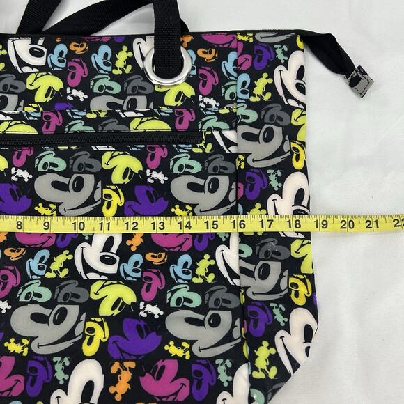 Disney Parks Mickey Mouse Tote Bag Multi Color Large Tote Waterproof - Picture 13 of 14